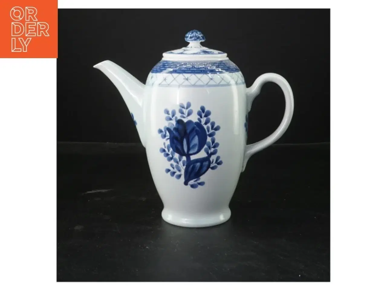 Billede 1 - Porcelænstekande med blå mønster fra Royal Copenhagen (str. 21 cm)