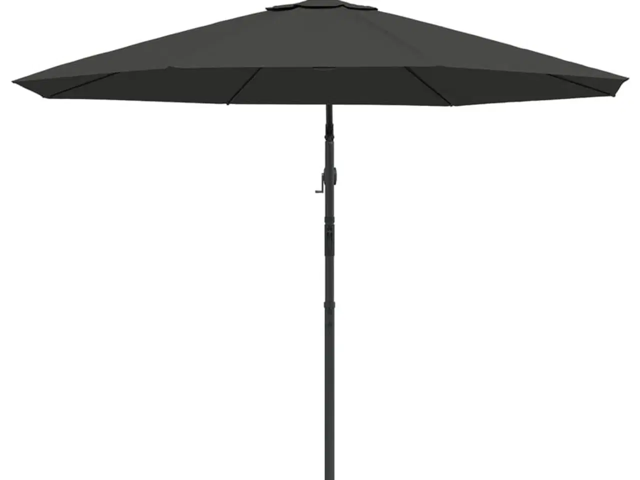 Billede 7 - Hængeparasol med LED-lys og stålstang 300 cm antracitgrå