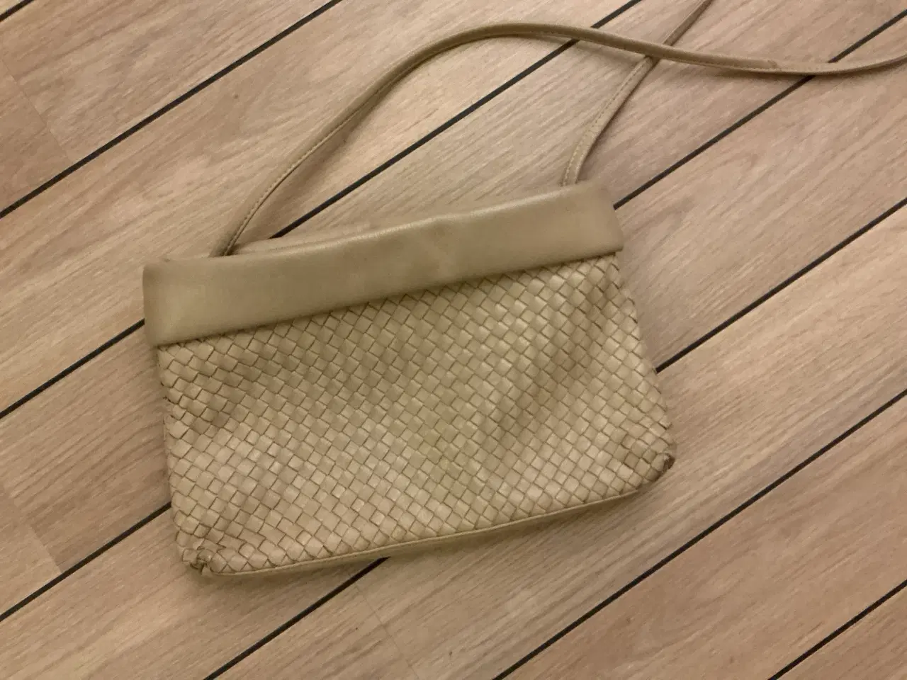 Billede 2 - Hanson’s beige læder taske 