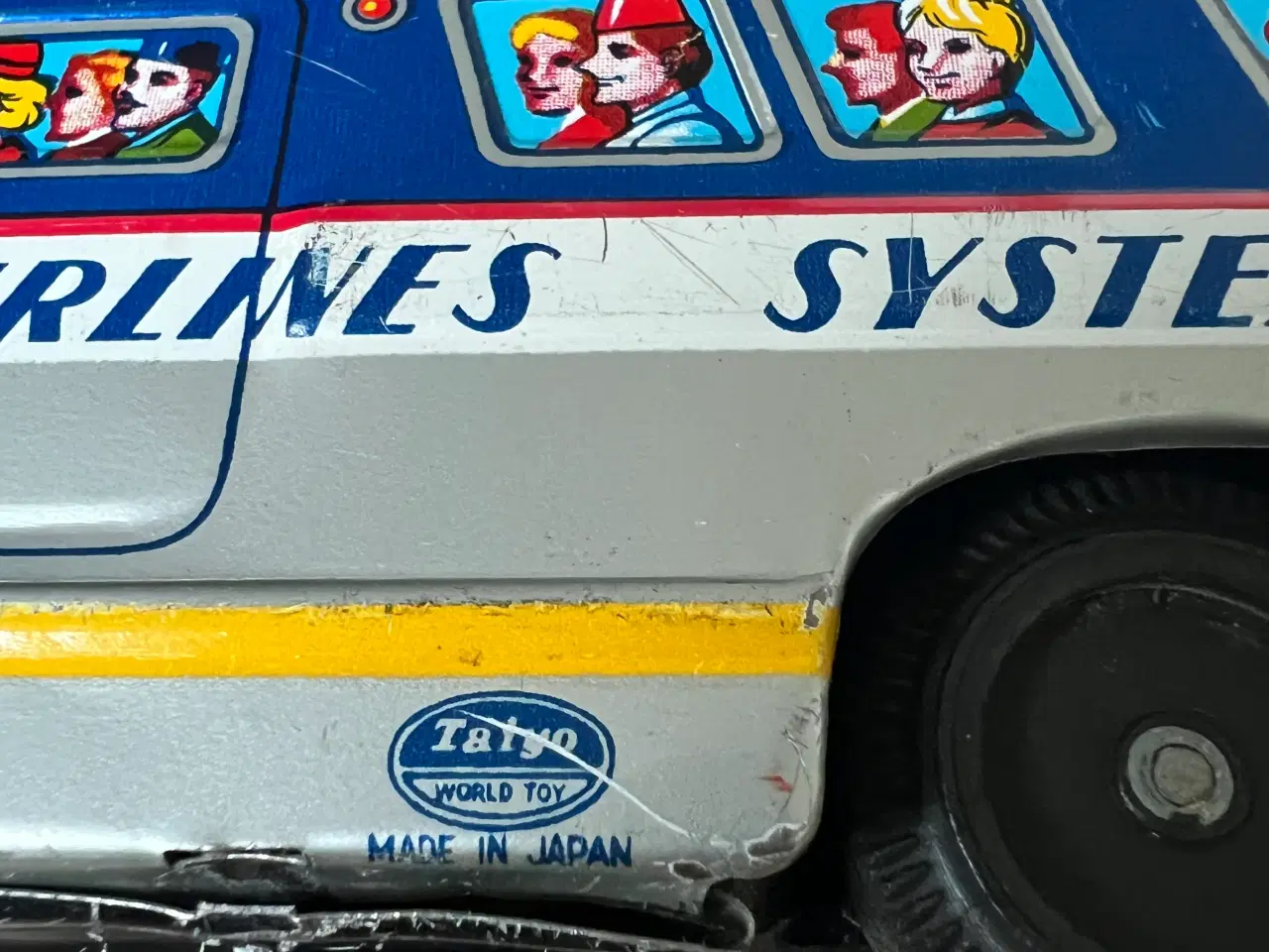 Billede 6 - Leksaksbuss, Plåt, SAS flygbuss