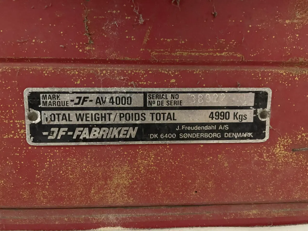 Billede 2 - Aflæsservogn JF vogn