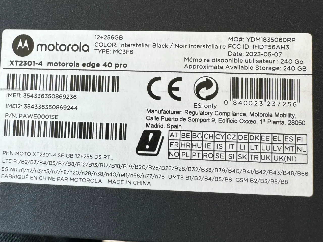 Billede 3 - Motorola edge 40 Pro 