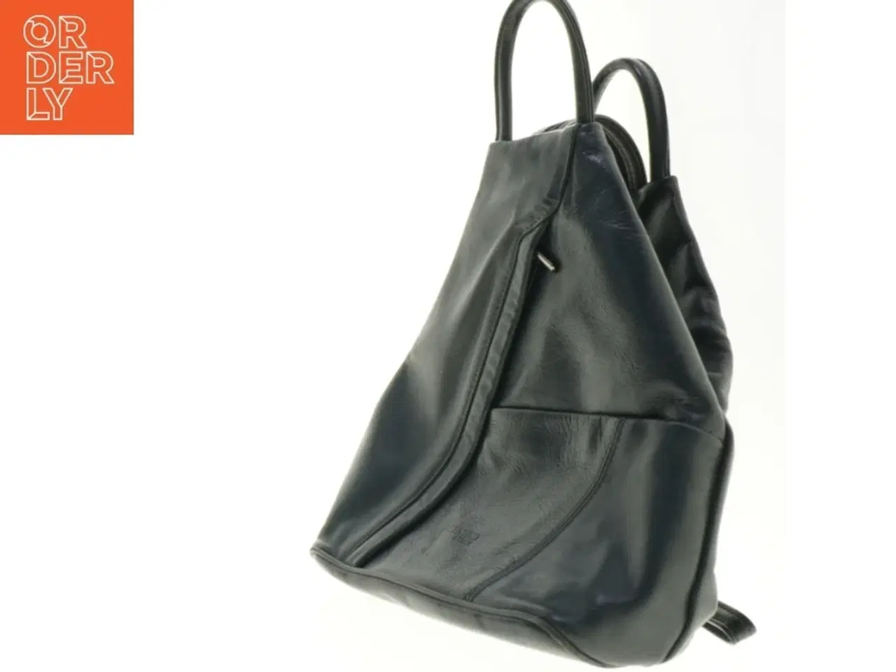 Billede 2 - Sort rygsæk i læder fra Valentino (str. 31 x 41 cm)