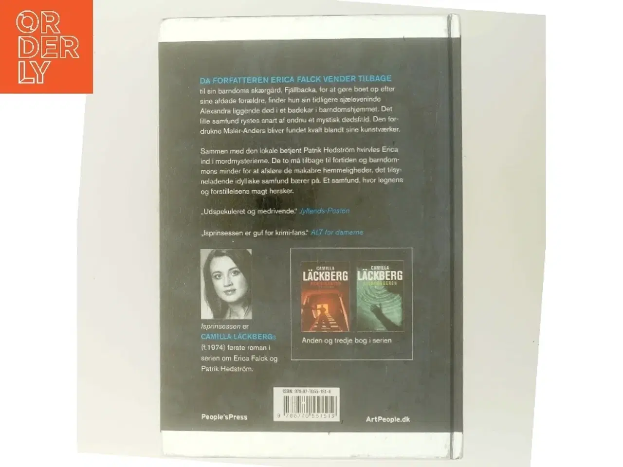 Billede 3 - Isprinsessen : kriminalroman af Camilla Läckberg (Bog)