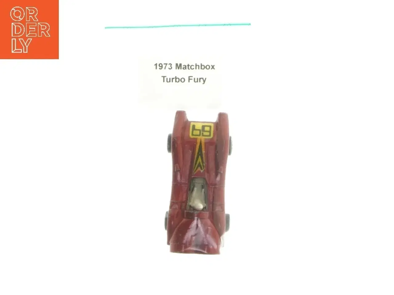 Billede 2 - 1973 Matchbox Turbo Fury legetøjsbil (str. 7,5 cm)