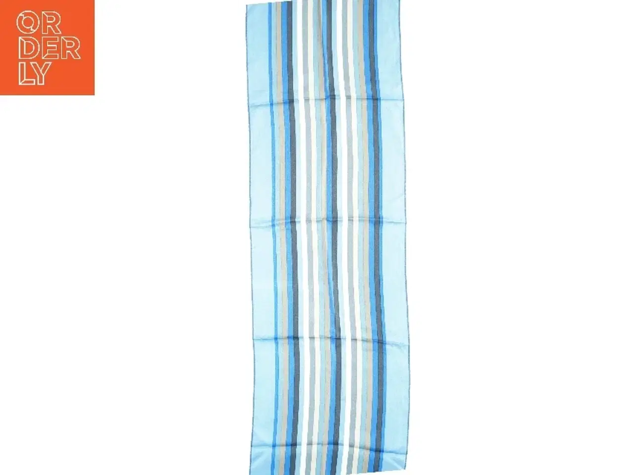 Billede 4 - Stribet silketørklæde fra Bison Club (str. 25 x 160)