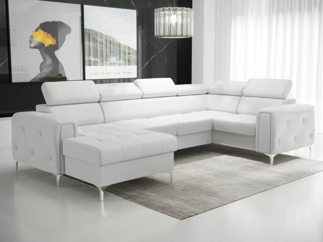 Billede 12 - ORIONIS MAX III HJØRNESOFA MED SOVEFUNKTION 165x320x185 CM