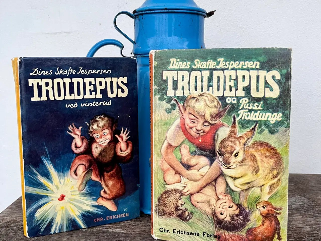 Billede 1 - 2 stk gamle Troldepus bøger