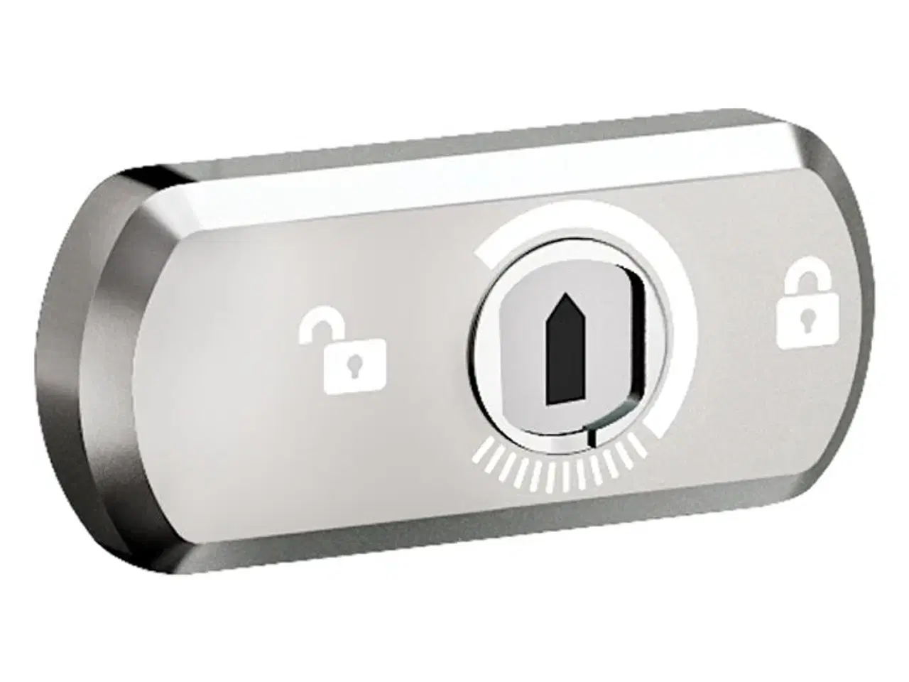 Billede 1 - Disec varevognslås - Magnet åbning - Sølv