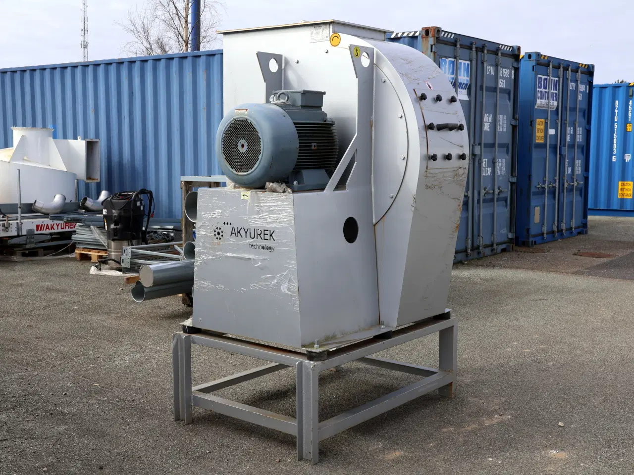 Billede 2 - Stor Akyurek ventilationsblæser m/37kw elmotor