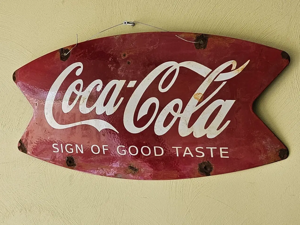 Billede 3 - Emaljeskilt Coca-Cola