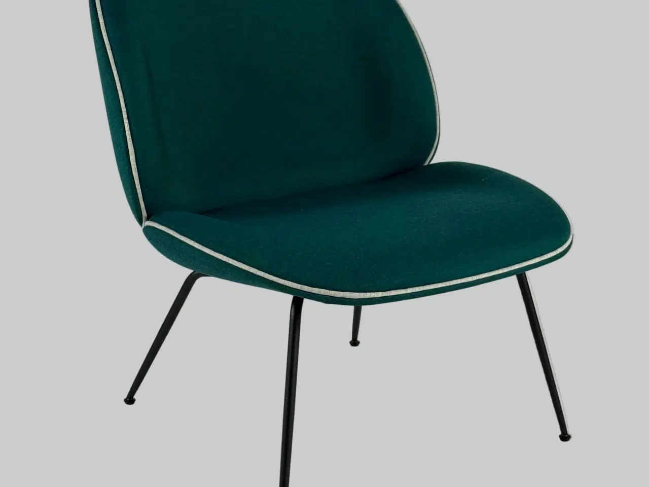 Billede 1 - GUBI Beetle Loungestol – Grøn/Sort Stel