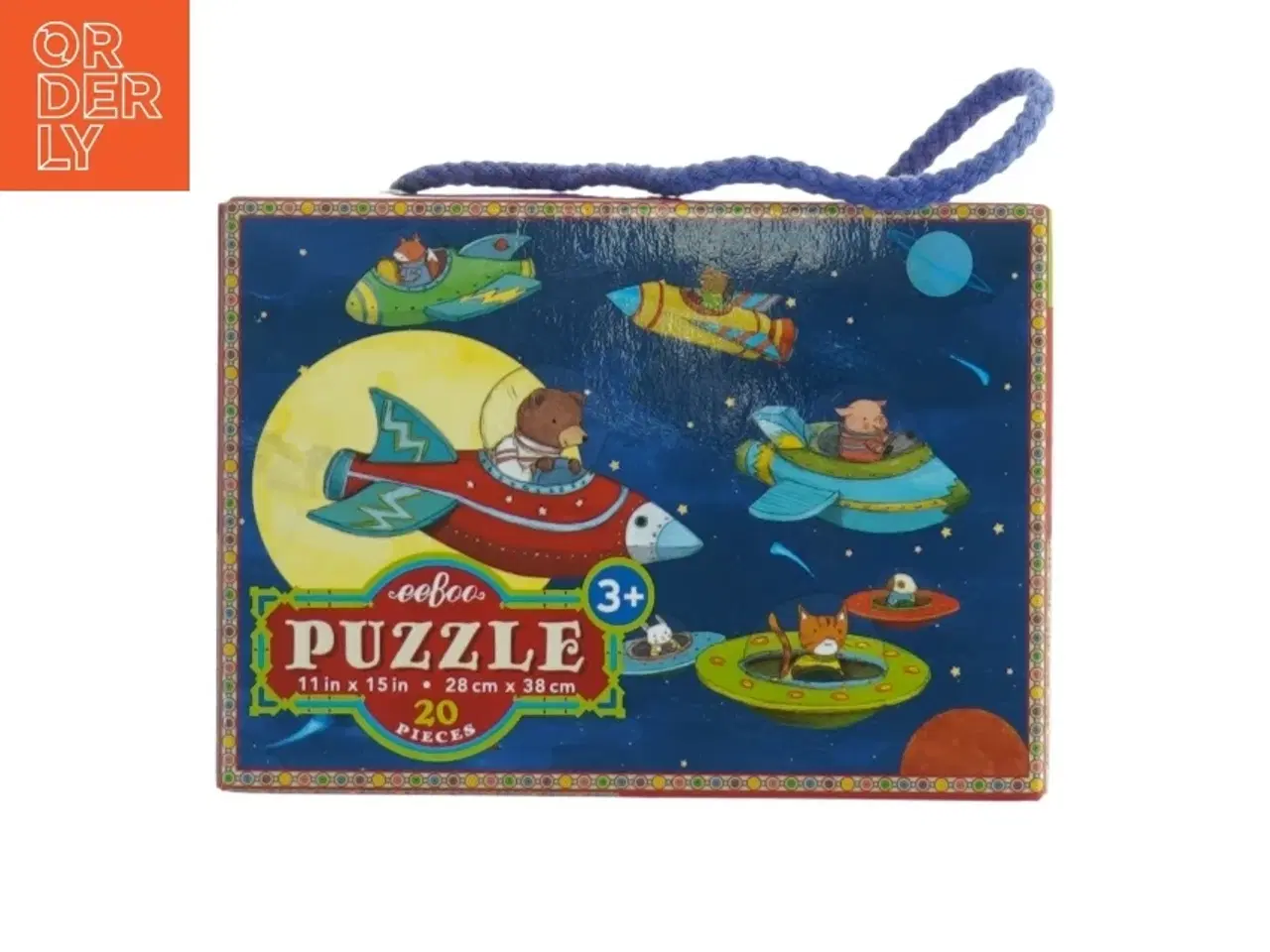 Billede 2 - Børnepuslespil med rumtema