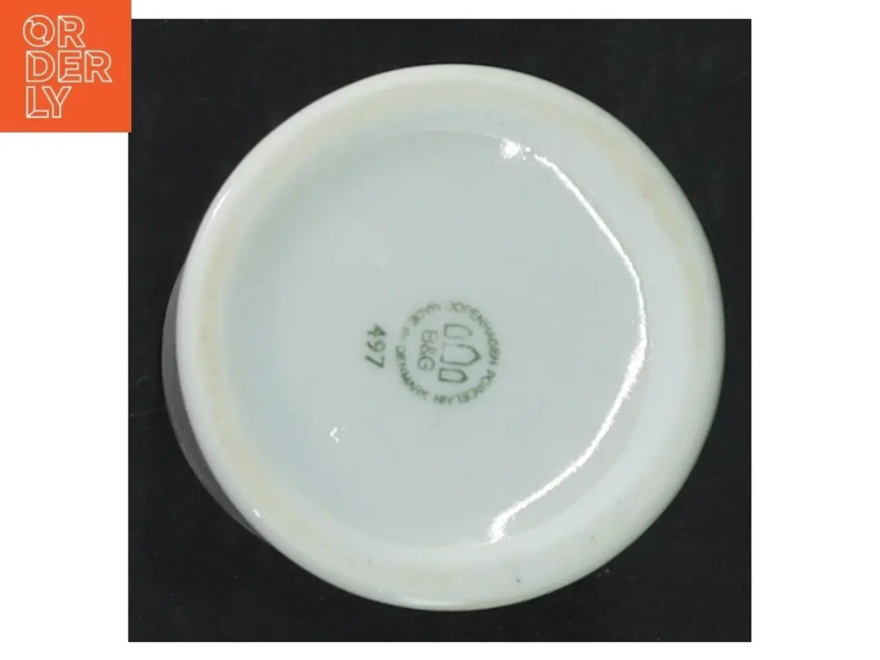 Billede 3 - Hvid krydderigkrukke med låg fra B&G (str. Ø 6,5x11,5 cm)