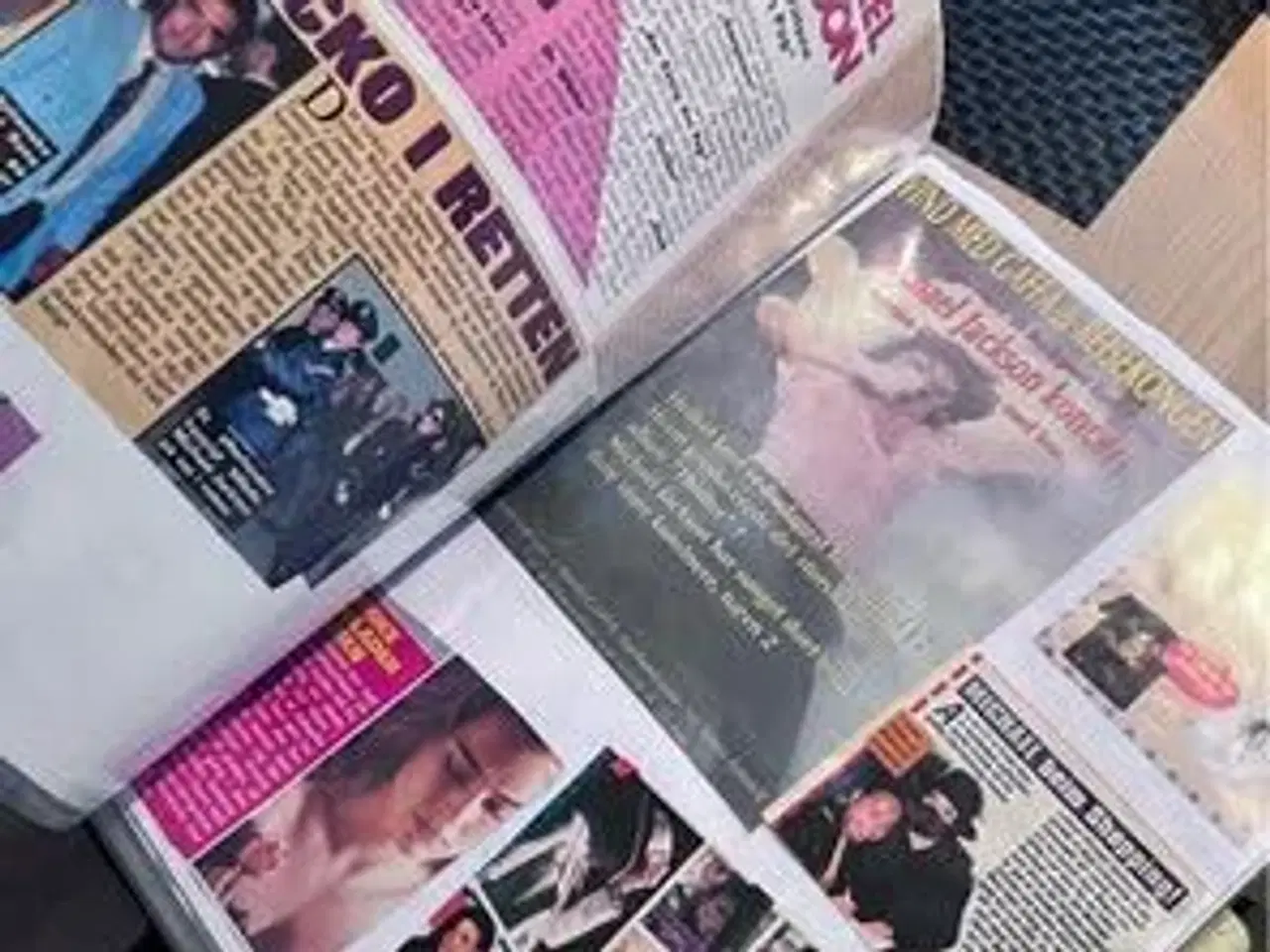 Billede 2 - Udklip/scrap book Michael jackson