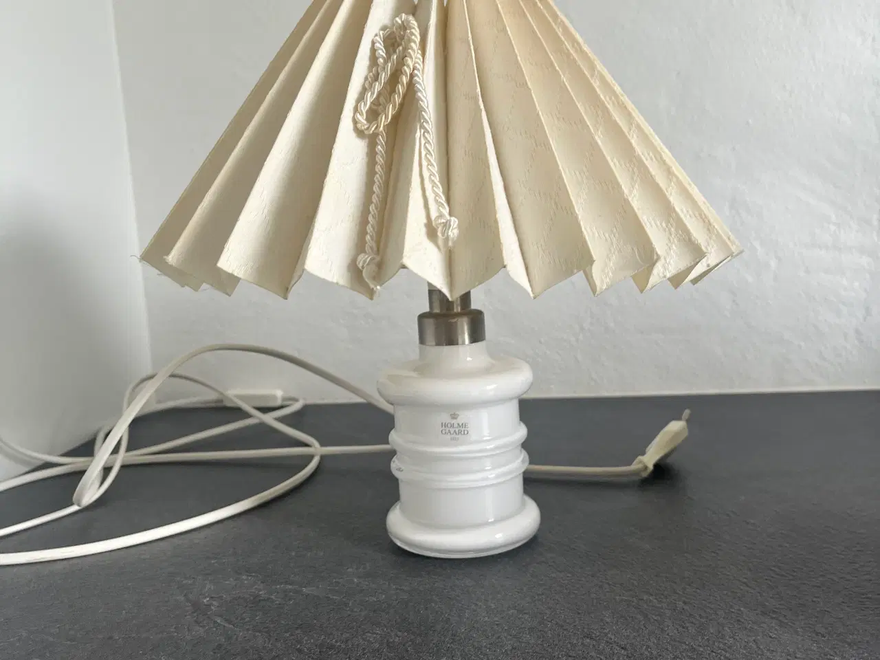 Billede 1 - Apoteker bordlampe m. Skærm