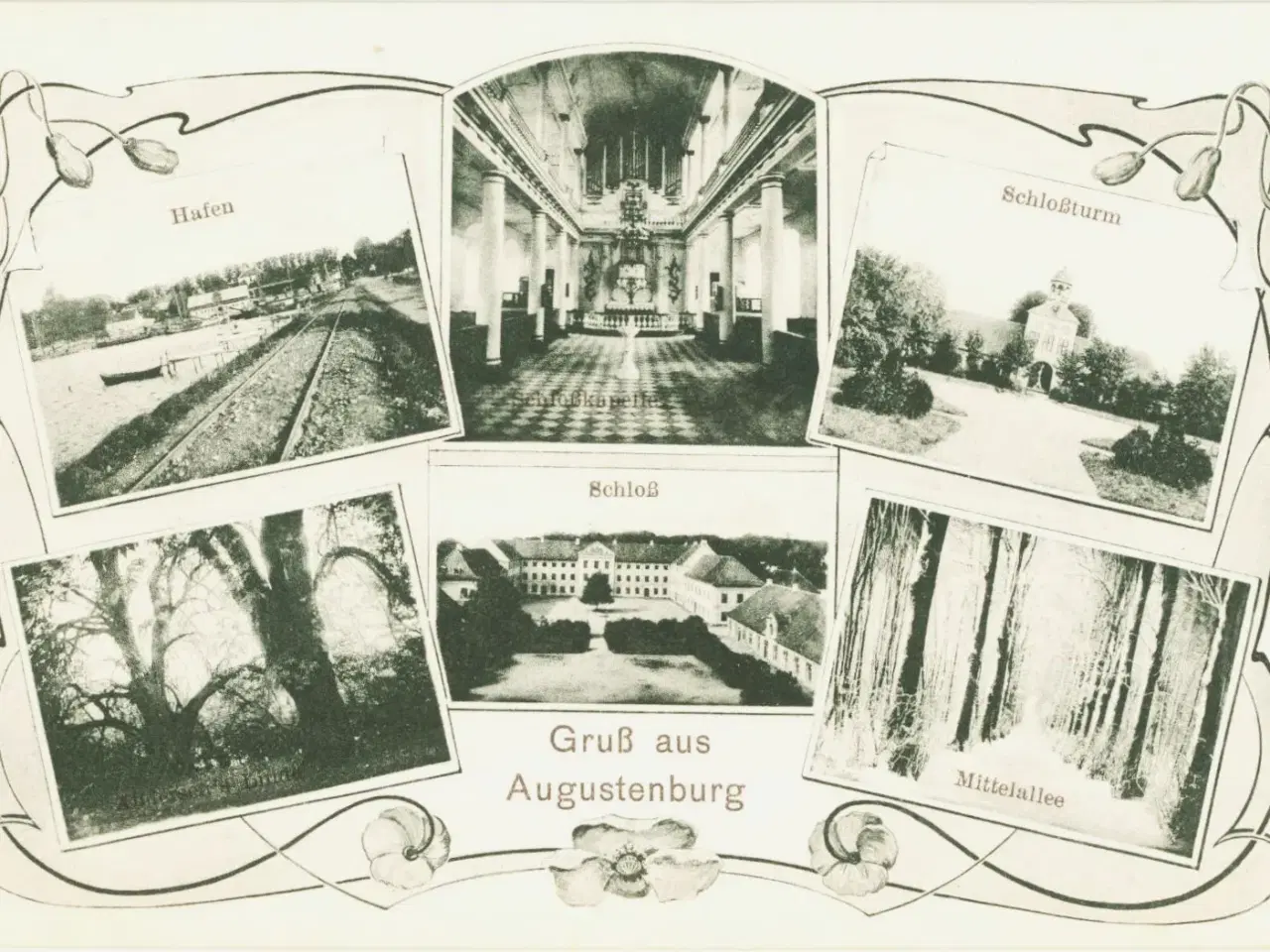 Billede 1 - Gruss aus Augustenburg. ca. 1910