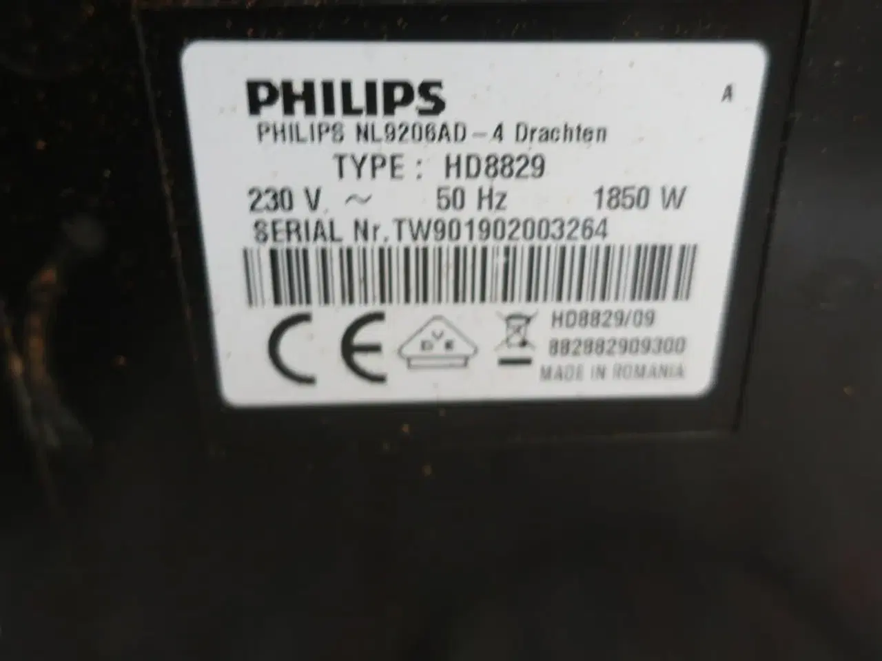 Billede 3 - Kaffemaskine Philips HD8829