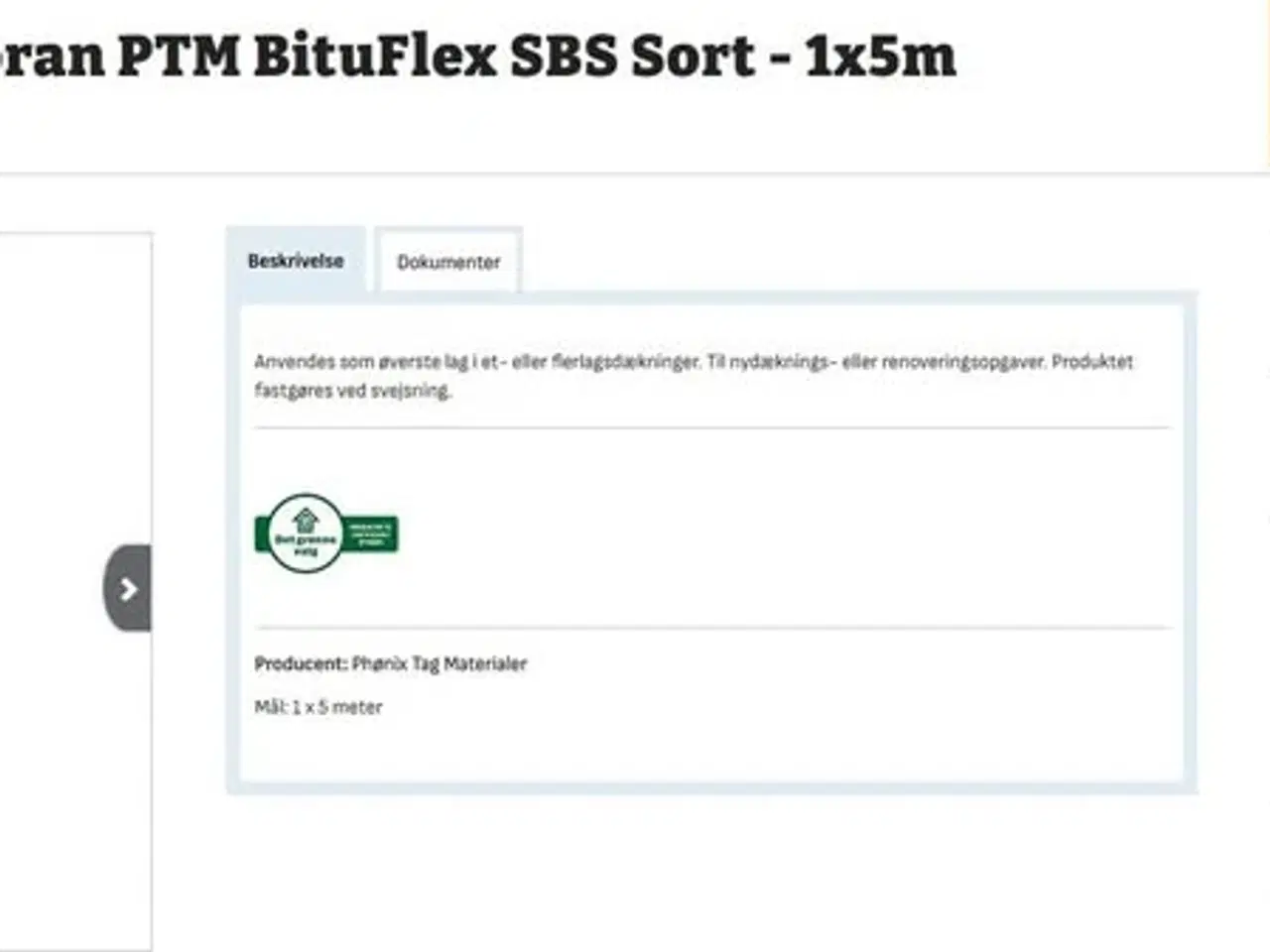 Billede 3 - Overpap PF5000 PTM BituFlex BYD