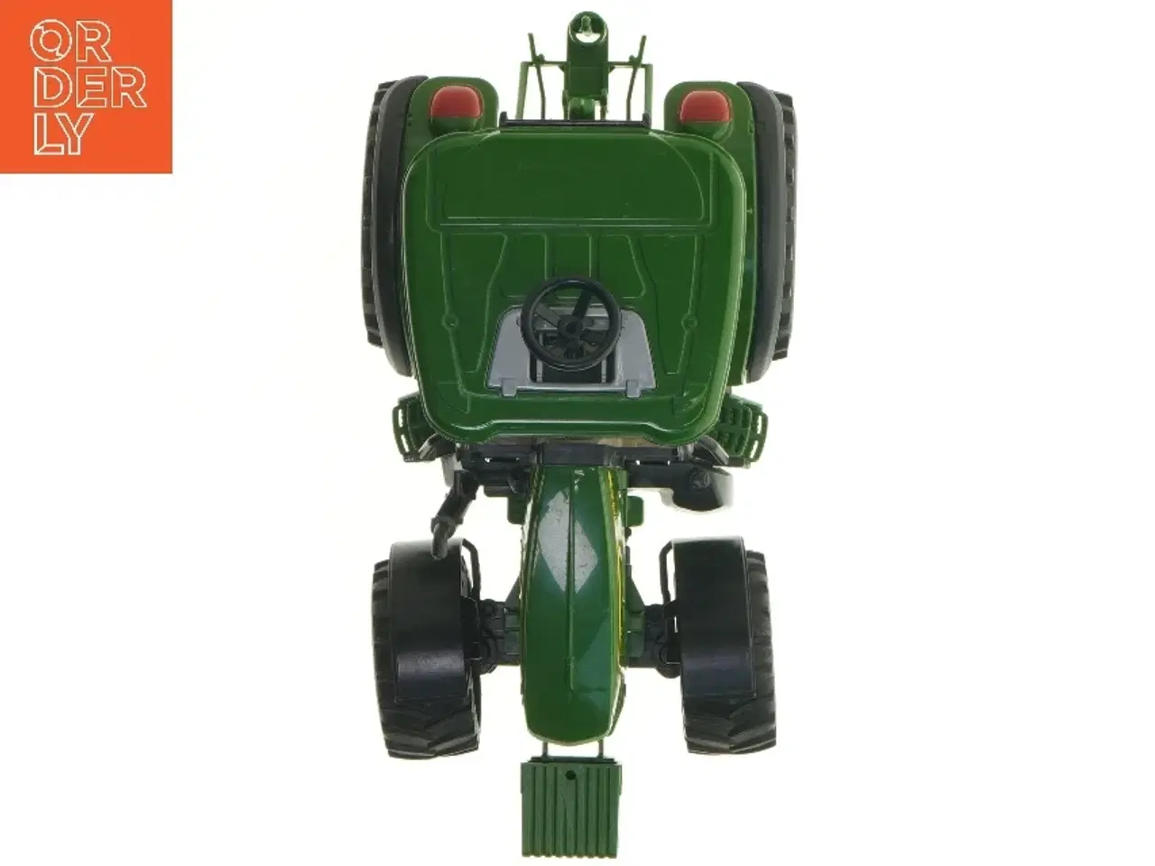 Billede 8 - Buder traktor med vogn - John Deere (str. 25x15 cm)