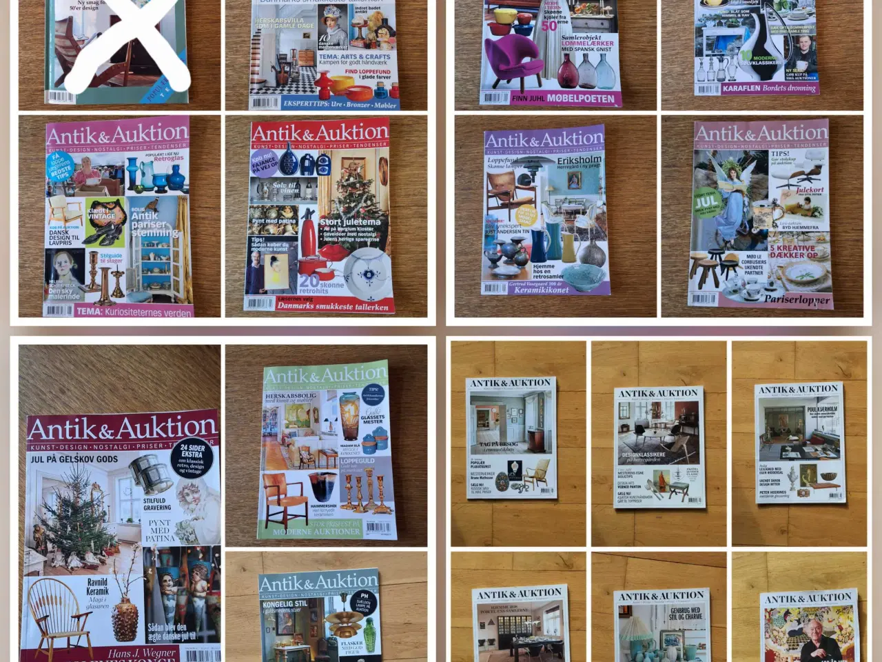 Billede 1 - Antik & Auktion, fra år 2011 til 2018. - 5kr/stk.