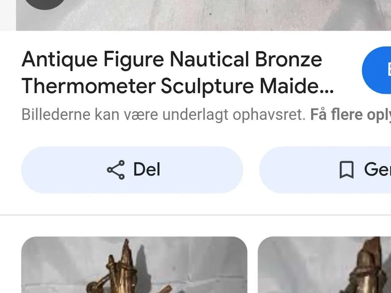 Billede 4 - Bronze figur 