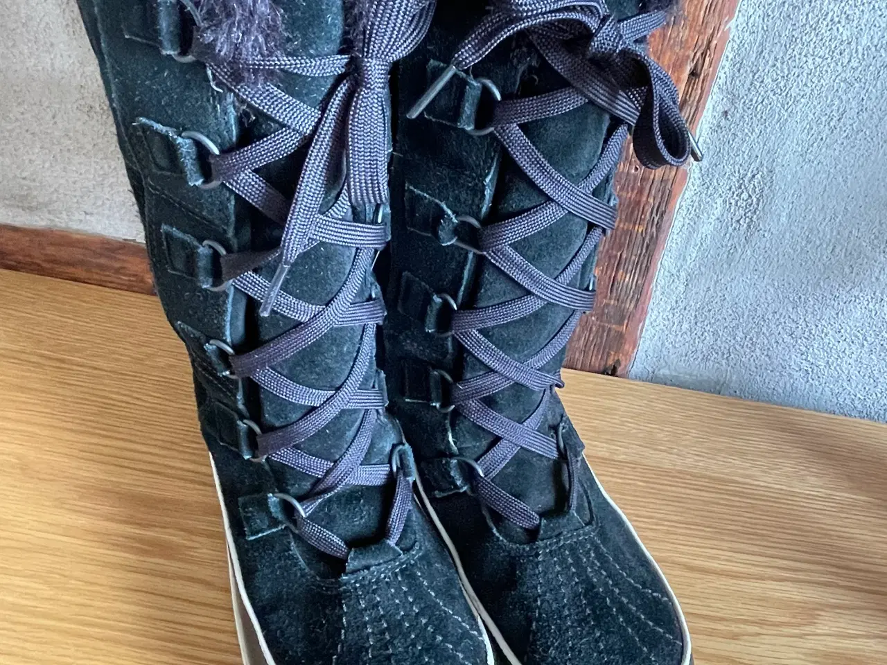 Billede 2 - Sorel vinterstøvler i sort, størrelse 39.5