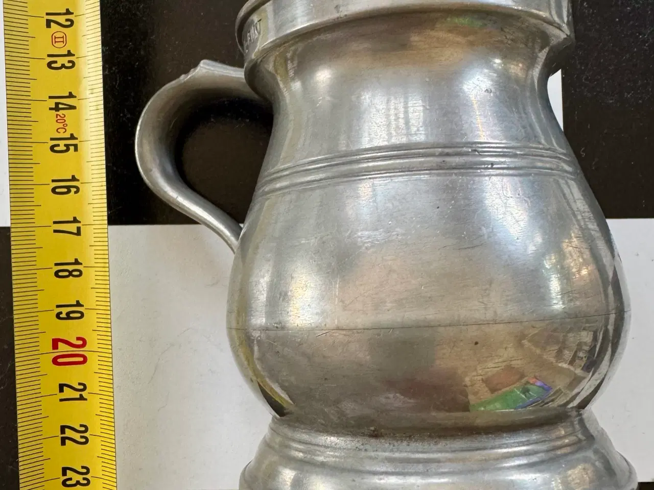 Billede 4 - Tin krus, 100år gammelt