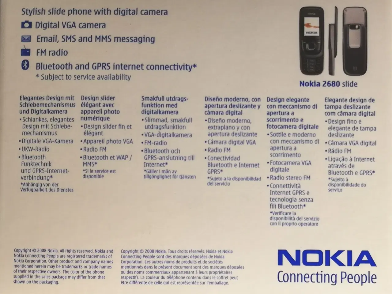 Billede 3 - NOKIA Slide Telefon 