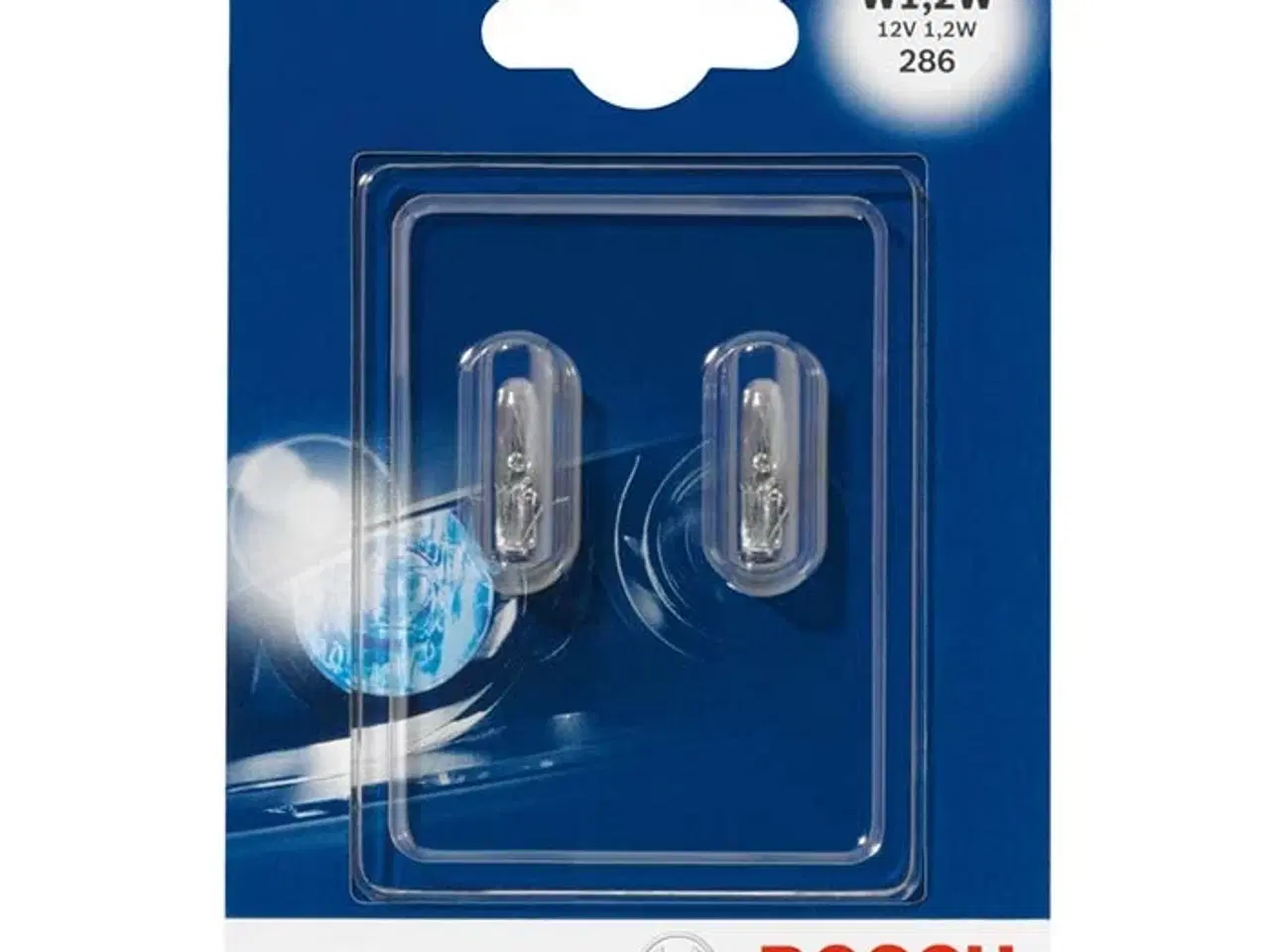 Billede 1 - Bosch Pure Light pære W1,2W 12V Instrumentlys - 2 stk.