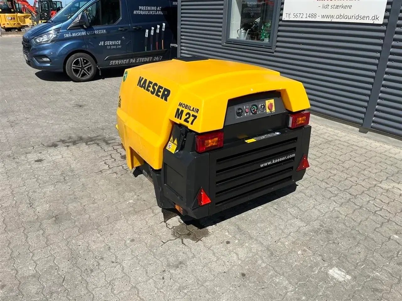 Billede 2 - Kaeser M27 mobilkompressor kun kørt 214timer