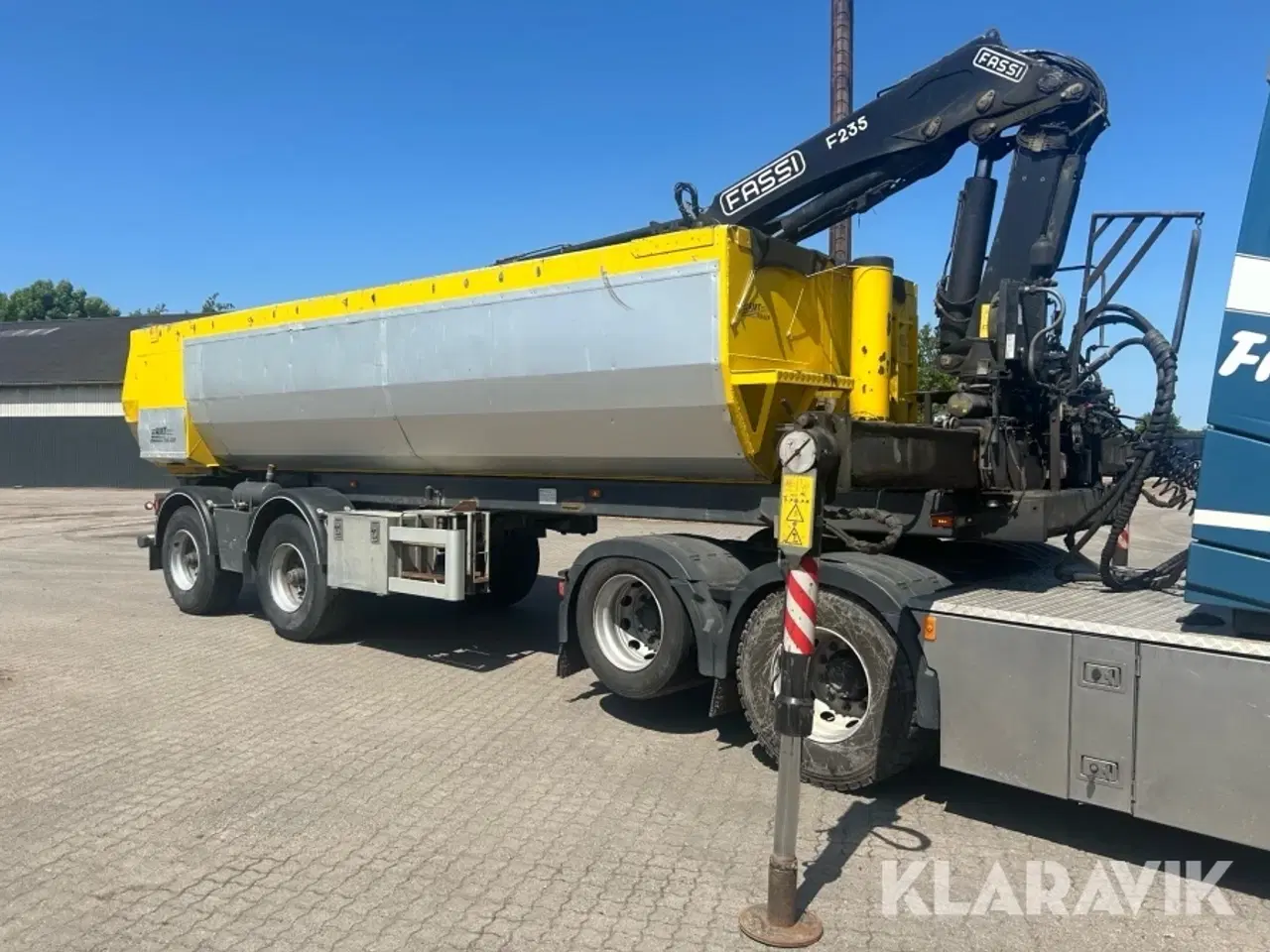 Billede 5 - Tiptrailer AMT trailer 2086 krantrailer