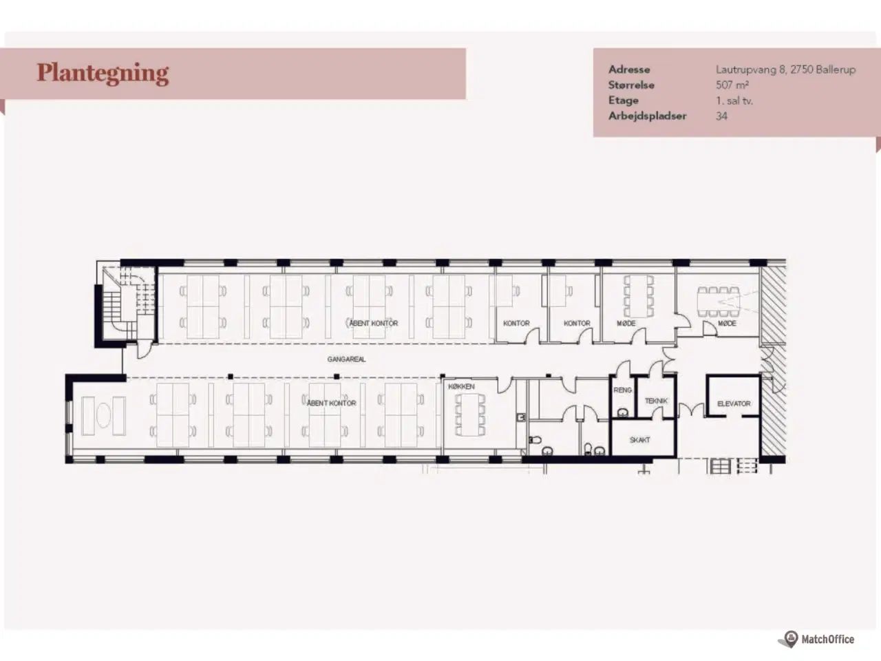 Billede 24 - 507-1.222 m² kontor i Ballerups flotteste ejendom