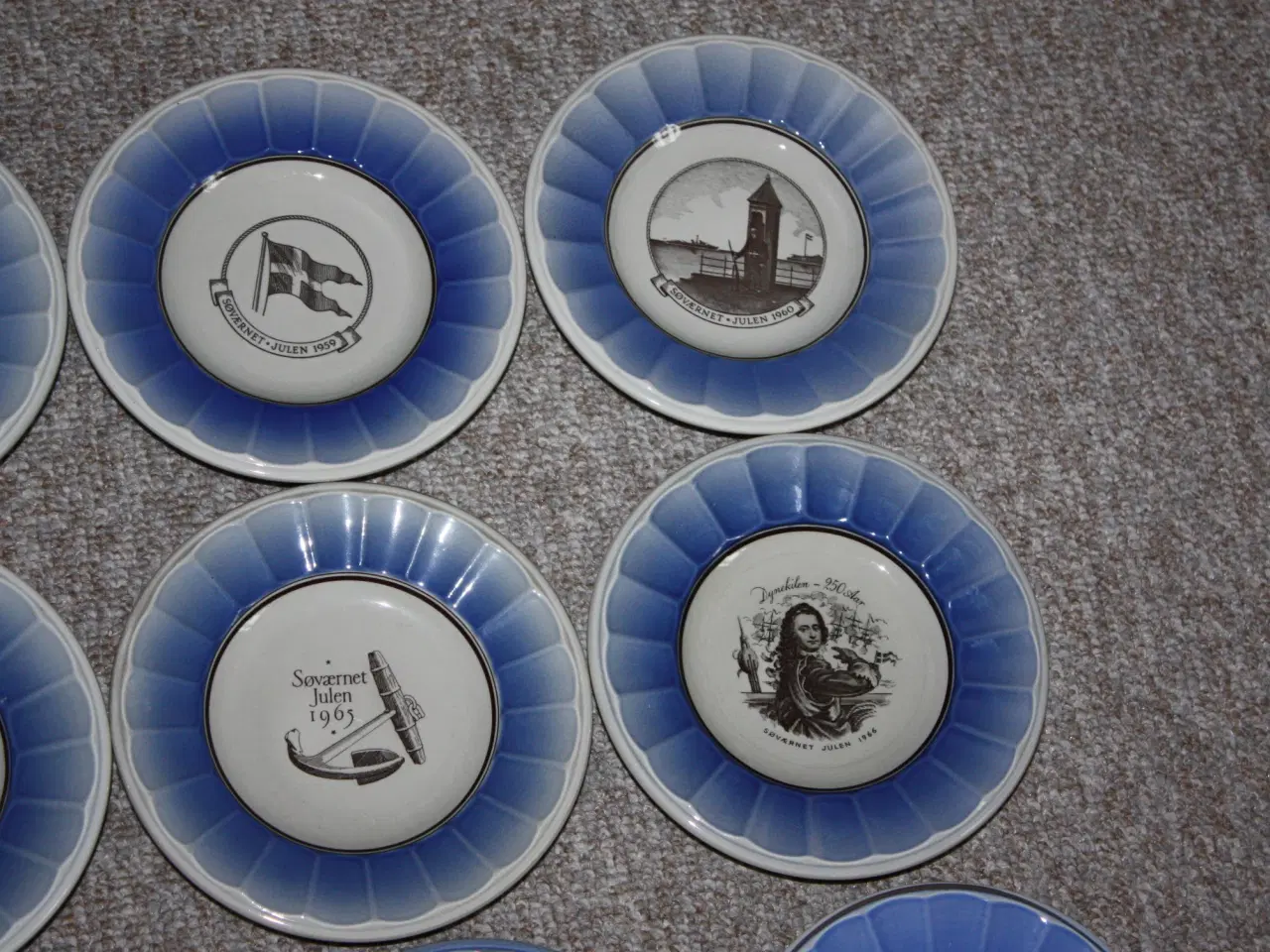 Billede 3 - Juleplatter Søværnet Aluminia Royal Copenhagen