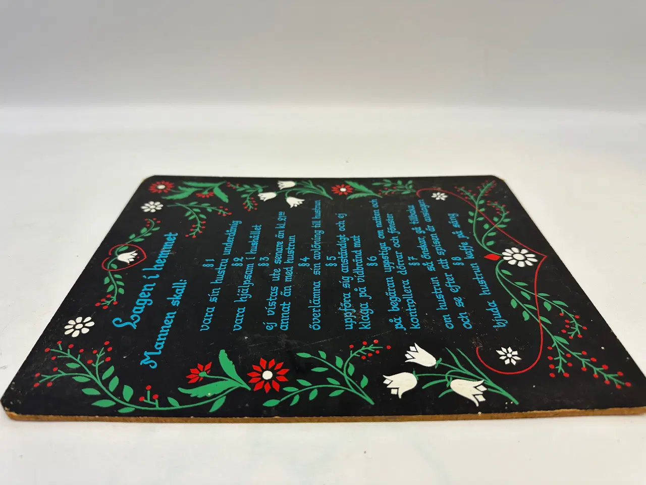 Billede 4 - Svensk retro husketavle til husmoderen