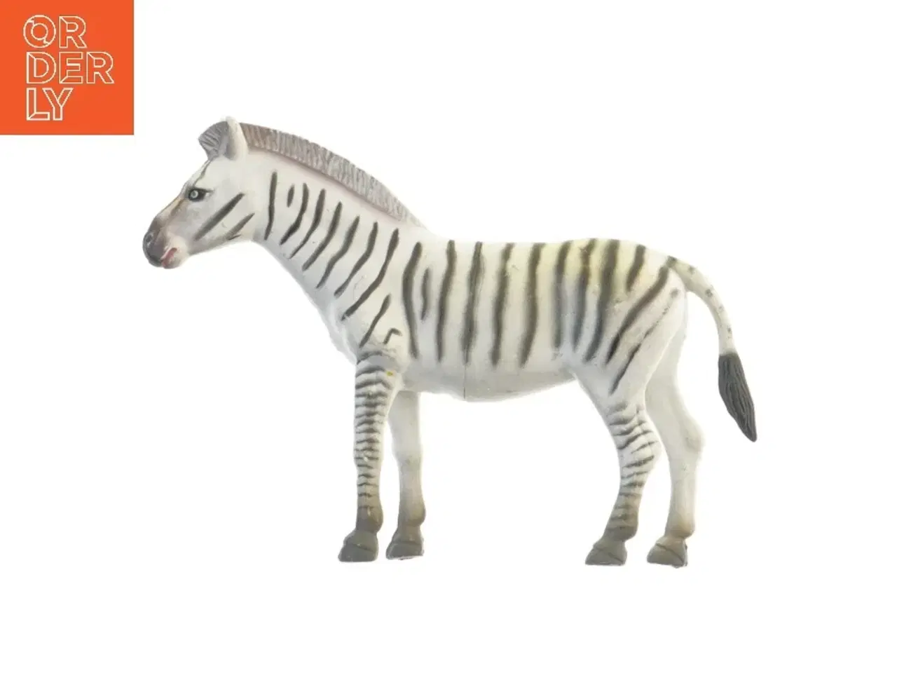 Billede 2 - Zebrafigur i plast (str. 18x14 cm)