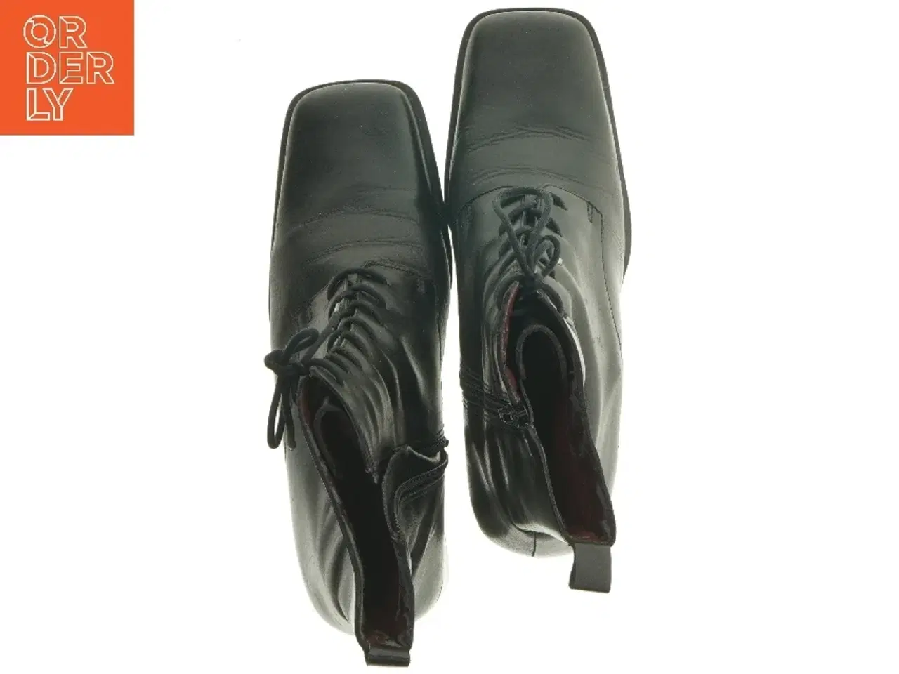 Billede 5 - Sorte snørestøvletter fra Nine West (str. 8,5 )