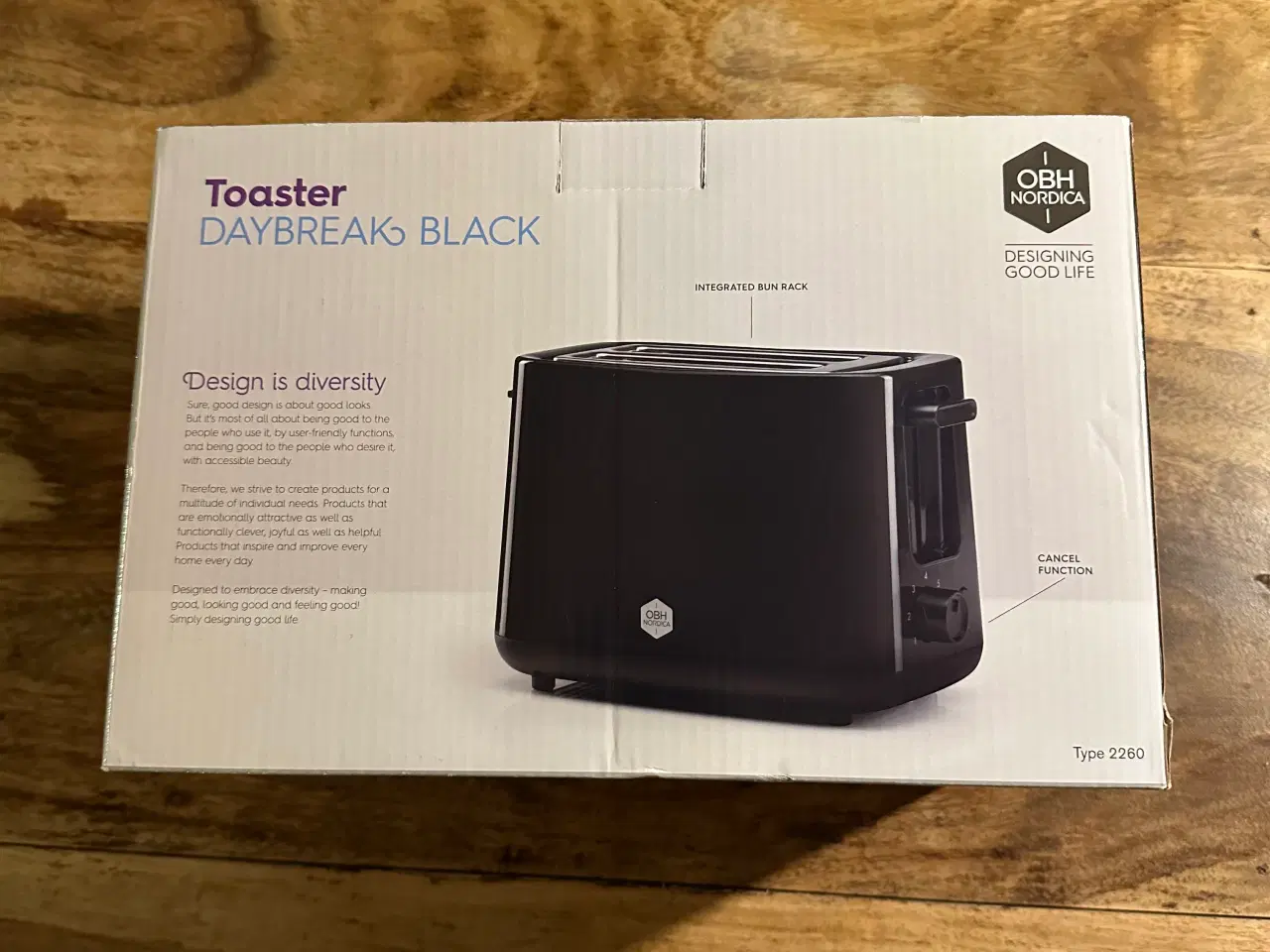 Billede 3 - OBH toaster daybreak black