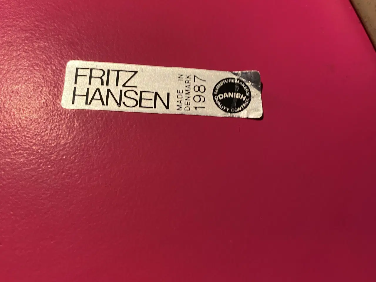 Billede 2 - 6 spisestuestole af mærket Fritz Hansen