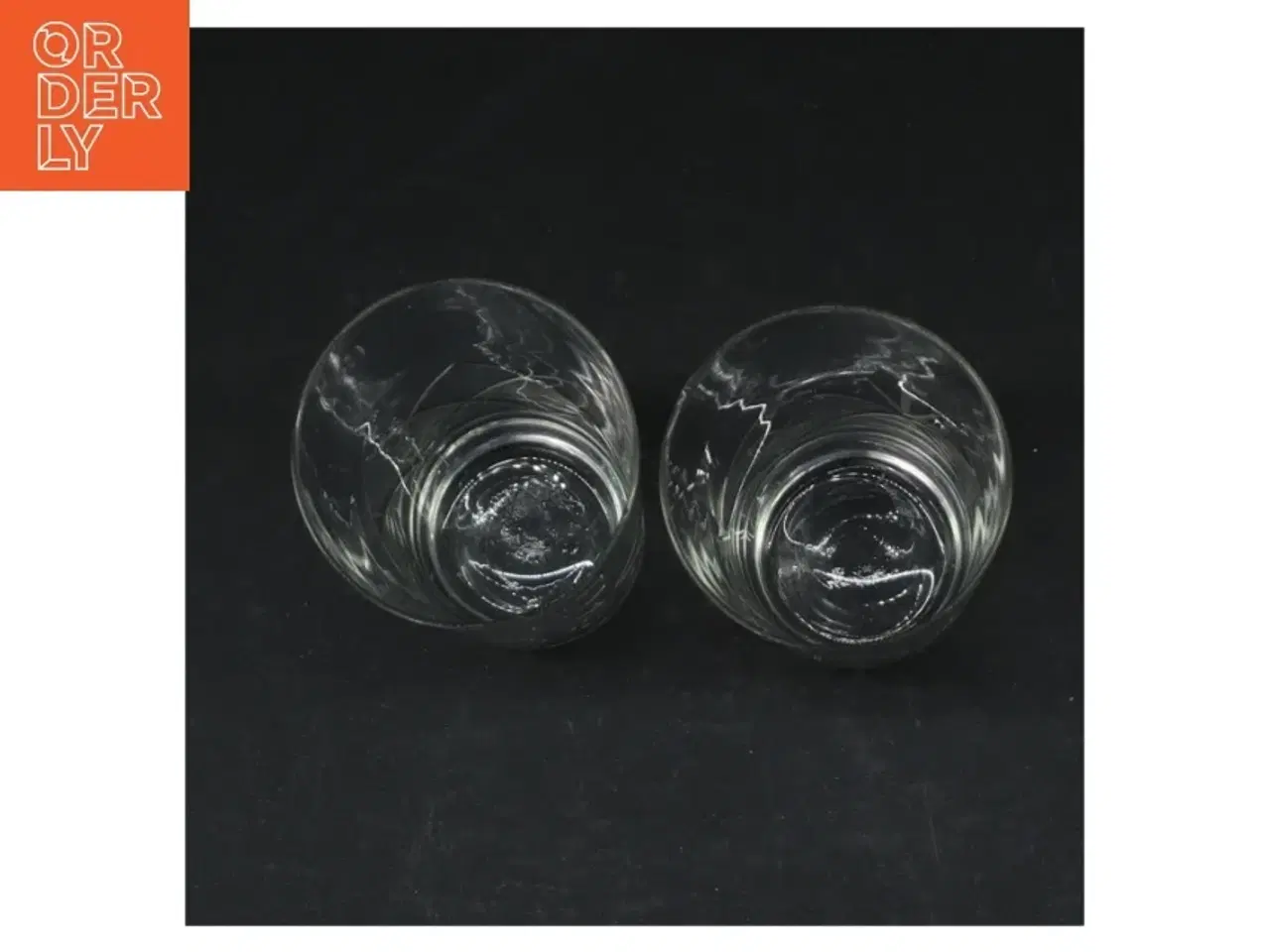 Billede 3 - Sæt af slebne glas (str. Ø. 6,5 cm. længde, 10 cm)