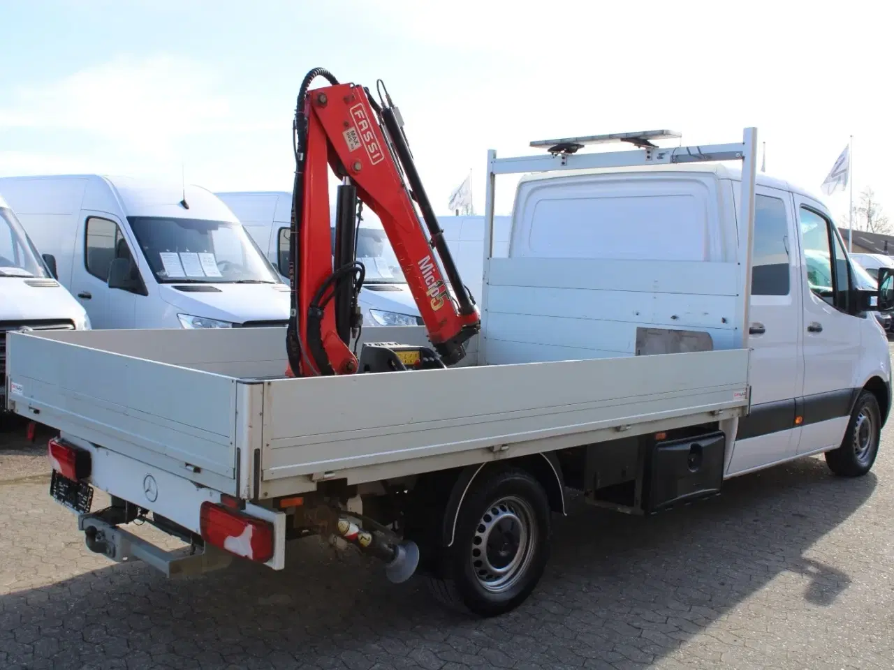 Billede 9 - Mercedes Sprinter 316 2,2 CDi A3 Mandskabsvogn m/lad aut. RWD