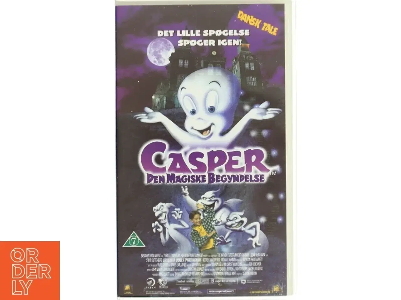 Billede 1 - Casper VHS-film (str. Standard VHS-størrelse)