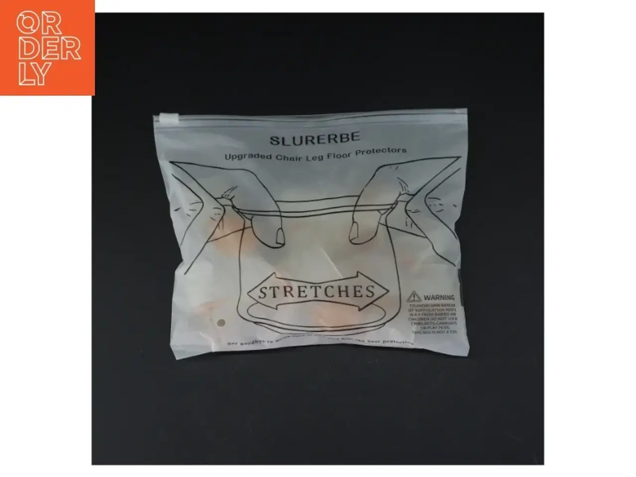 Billede 1 - Stoleben gulvbeskyttere fra Slurerbe (str. 3,5 cm)