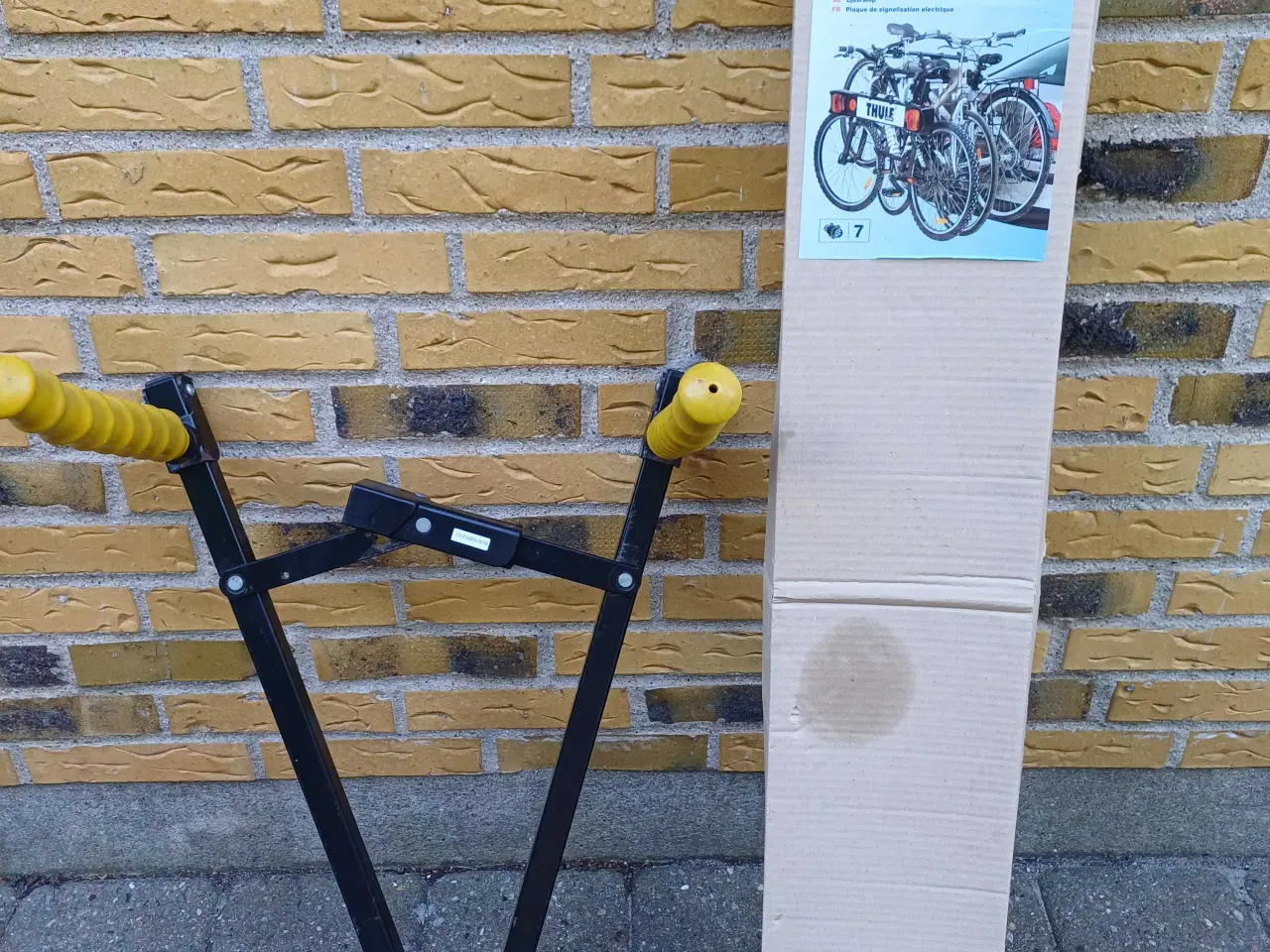 Billede 3 - Cykelholder til krog , med lygtebom