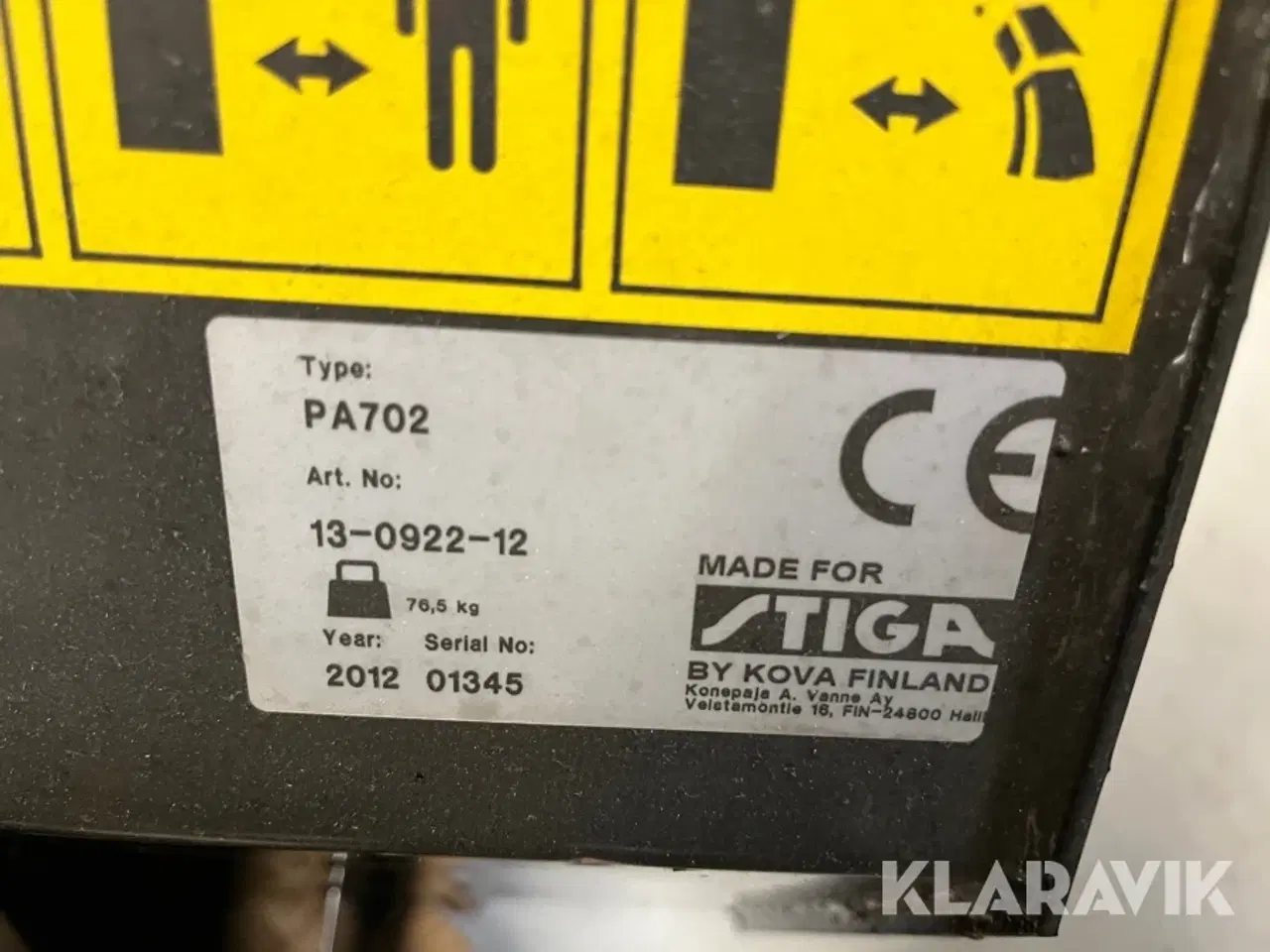 Billede 4 - Sneslynge Stiga PA702 2 styk