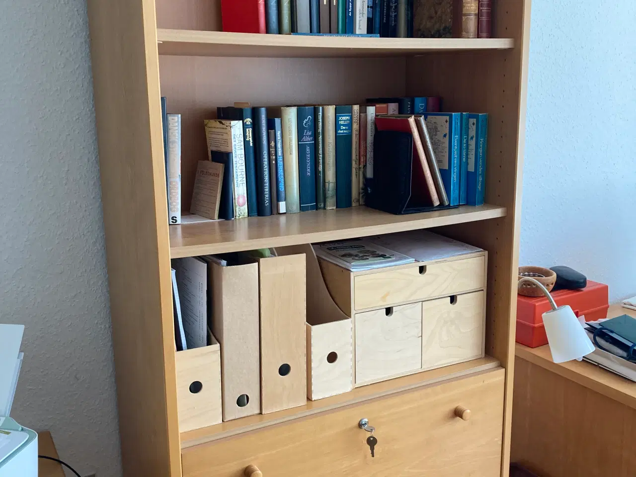 Billede 1 - Reol i bøgetræ