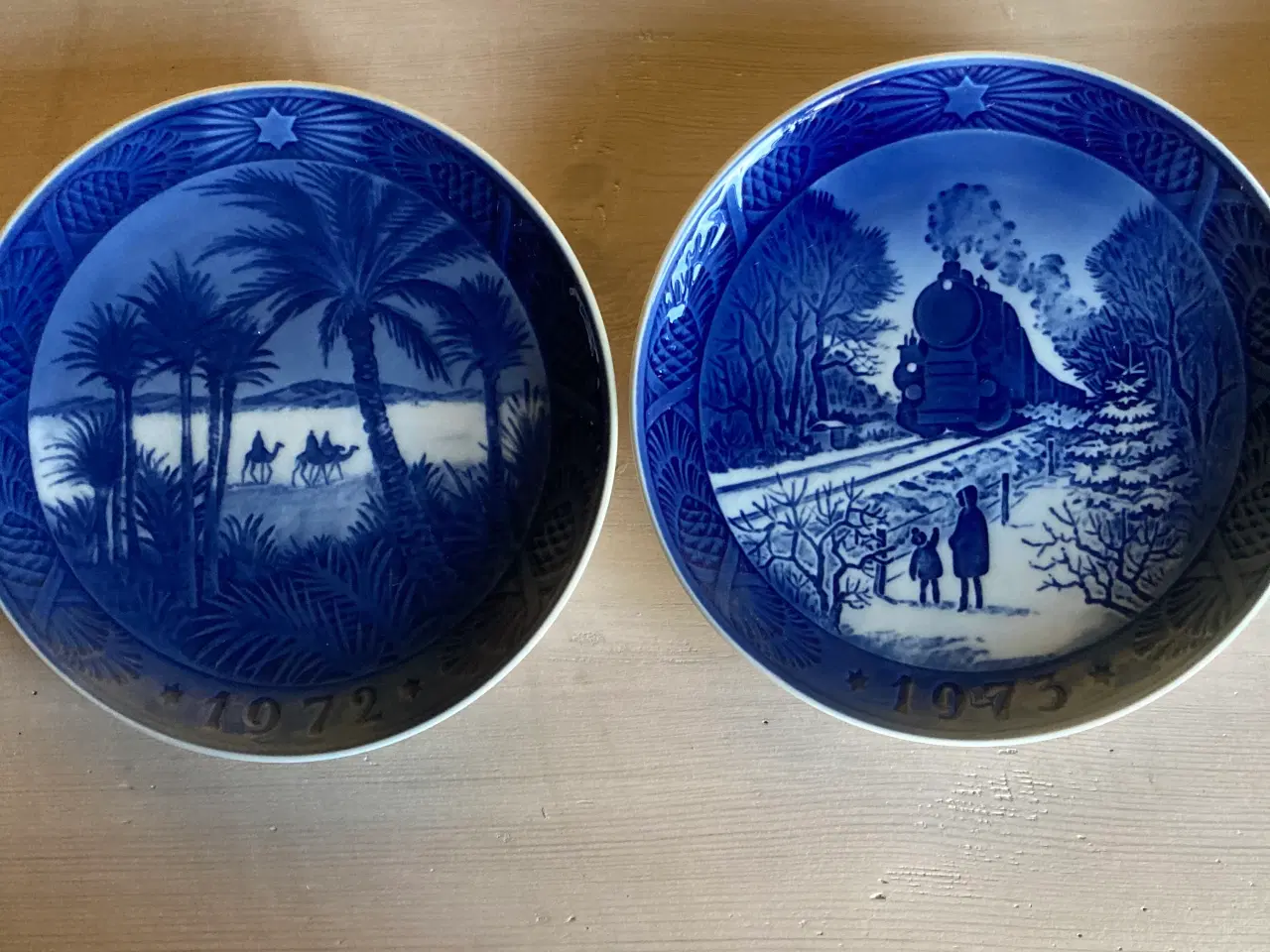 Billede 3 - Blå tallerkner