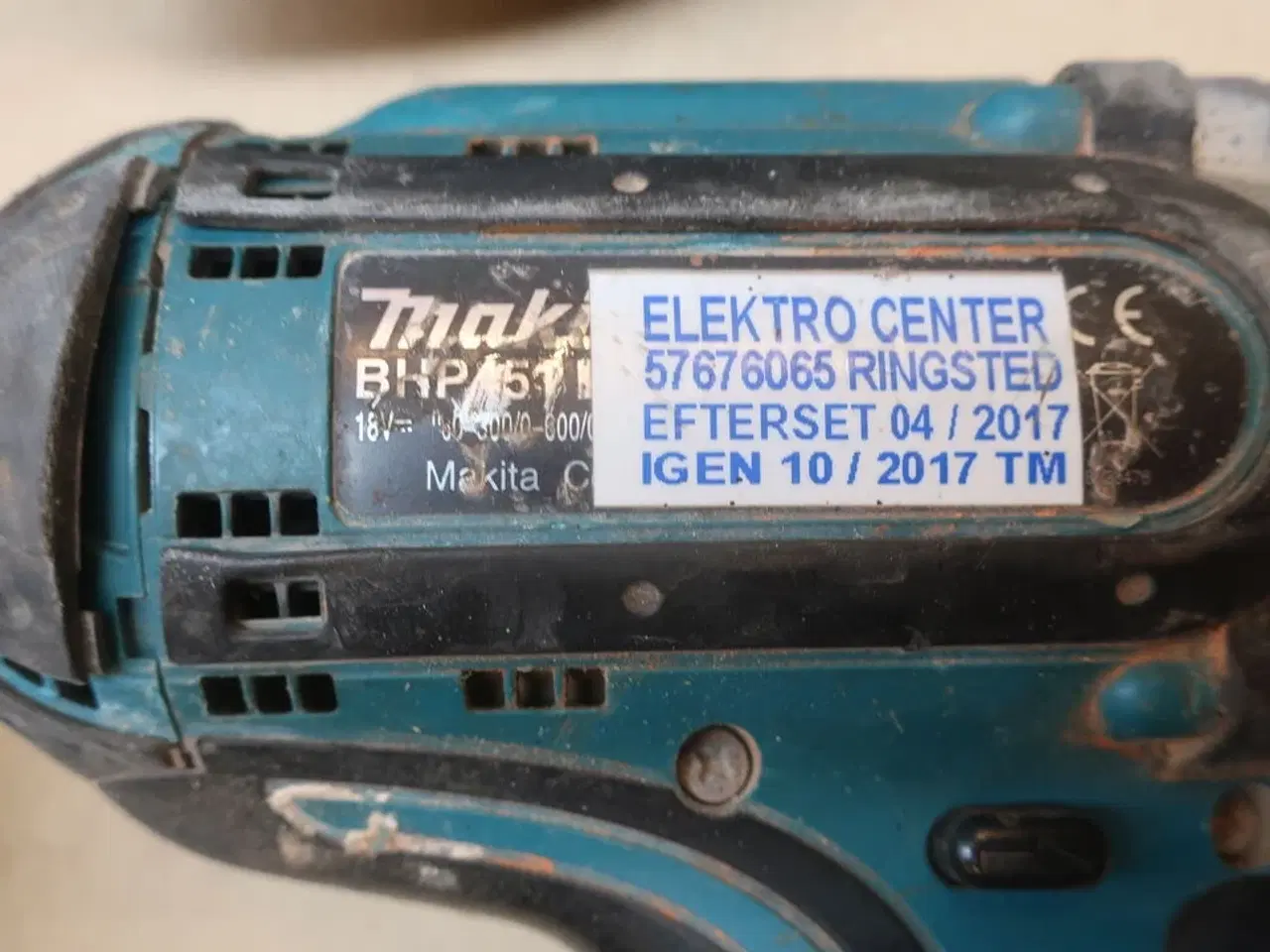 Billede 2 - Dyksav, boremaskine, sømpistol mv. MAKITA  Model: BHP 51, DER550, 718065G