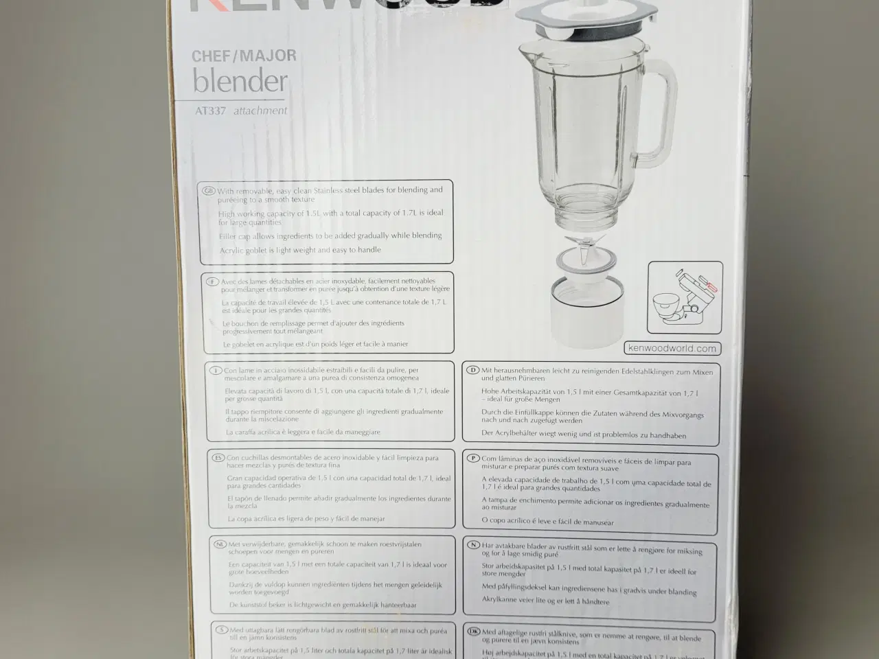 Billede 6 - ⭐️· Kenwood Chef/Major blender-tilbehør - AT337 NY
