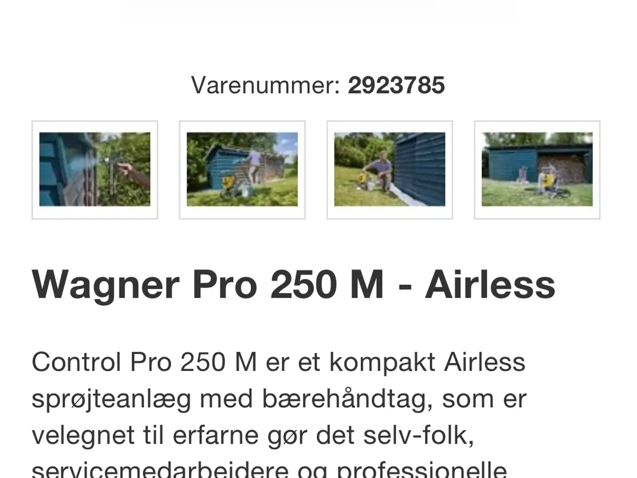 Billede 2 - Wagner control pro 250